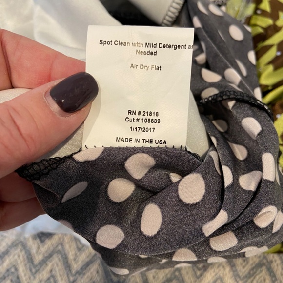 Costume Gallery Child Medium Dance Costume – Polka Dot & Green/Brown Design - Picture 6 of 6